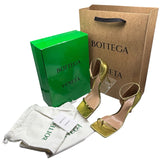 Bottega Veneta Metallic Stretch Leather Sandal Women's 39 = US 9