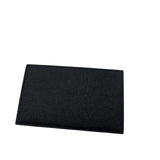 Saint Lauren So Black Grain de Poudre Uptown Chain Wallet