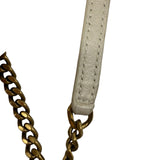 Saint Laurent Cream Mini Nolita Leather Purse