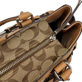 AS IS Vintage Coach Hampton Braided Carryall Bag