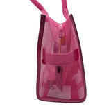 NWT Marc Jacobs Pink Medium Mesh Tote Bag With Crossbody Strap
