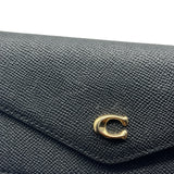 Coach Black Leather Wyn Soft Wallet