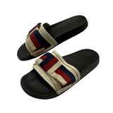 AS IS Gucci Web Bow Slides Women's Size 36 ~ US 6