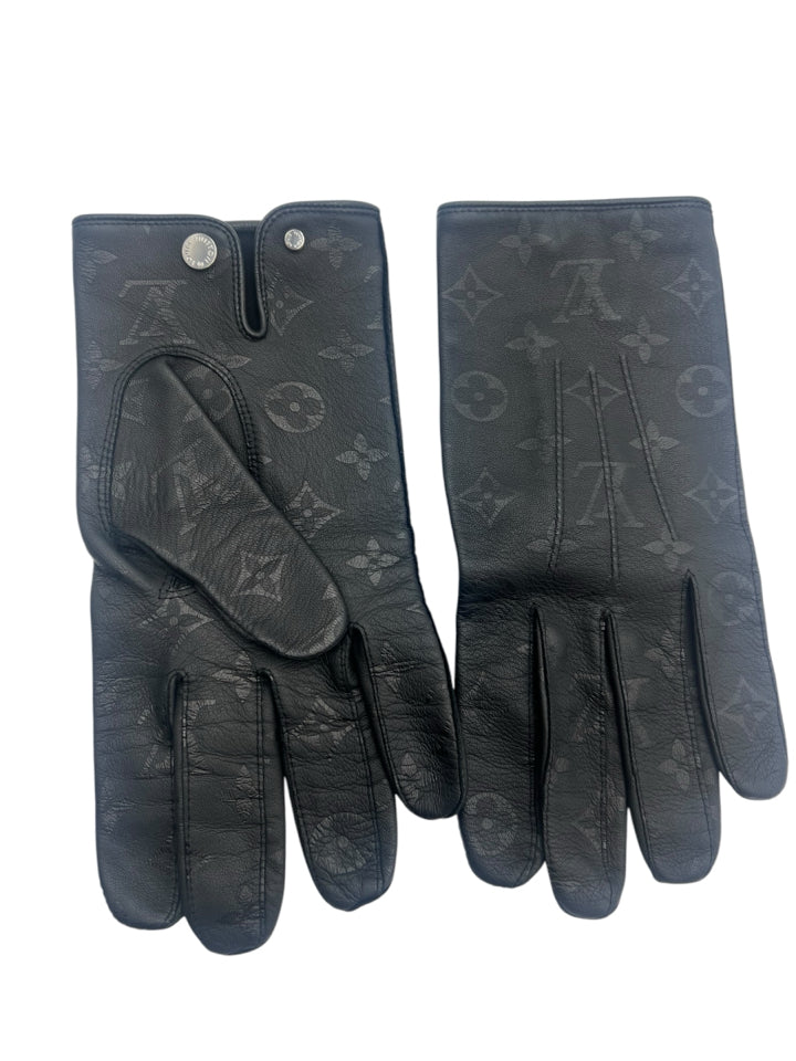 lv handschuhe Louis Vuitton Monogram Eclipse Leather Gloves Unisex