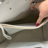 Salvatore Ferragamo Studio Raffia Leather Tote Bag
