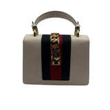 Gucci Sylvie Rose Embroidered Top Handle