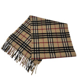 AS IS Burberry Nova Check Cashmere Scarf