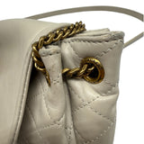 Saint Laurent Cream Mini Nolita Leather Purse