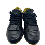 Gucci Contrast Leather Fringe Sneakers Men's Size 11.5 ~ US 12
