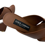 Dolce & Gabbana Crisscross Slides Sandals Womens size 39 = US 9