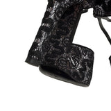 Dolce & Gabbana Decollete Glitter Pizzo Pumps Women's Size 39 ~ US 9