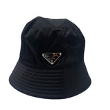 Prada Black Re-Nylon Size S Women's Bucket Hat