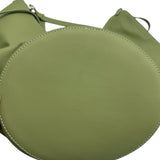 Viola Castellani Green Leather Slouch Purse