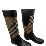 Burberry House Check Clemence Tall Rain Boots  Women's 38=US 8