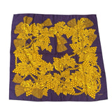 Chanel CC Tassels & Grapes 100% Silk Scarf