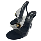 Versace Alia 120mm Transparent Mule Women's  Size 36 = US 6