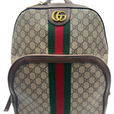Gucci Tan Coated Canvas Medium Ophidia Unisex Backpack