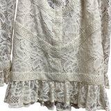 For Love and Lemons White Cleo Lace Size XS Women's Dress