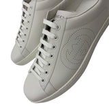 Gucci Perforated Interlocking GG Sneakers -  Men's 11.5
