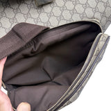 Gucci Tan Coated Canvas Supreme Medium Unisex Backpack