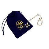 Tory Burch Pearl Clover Pendant Necklace