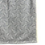 Celine Blue and White Macadam Monogram 100% Cotton Size M Women's Skirt