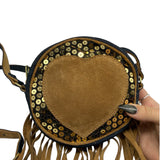 Vintage D&G Fringe Denim Sequin Crossbody