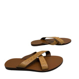 GIVENCHY Leather Flat Slide Sandals Women's 39.5 = US 9.5