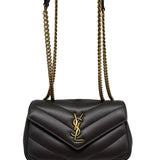 Saint Laurent Chocolate Lambskin Small LouLou Purse