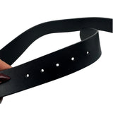 Gucci Black Leather GG Size 90 Men's Belts