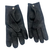 Louis Vuitton Monogram Eclipse Leather Gloves Unisex