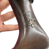 Prada Calfskin Ankle Strap Sandals Womens Size 40 = US 10