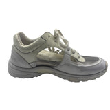 Chanel 18S CC Transparent Sneakers Women's Size 38.5 ~ US 8.5