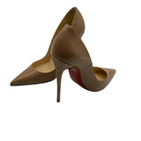 Christian Louboutin Beige Kate 120 Patent Pump Size 35.5