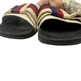 AS IS Gucci Web Bow Slides Women's Size 36 ~ US 6