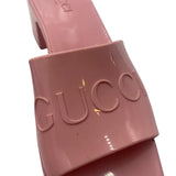 AS IS Gucci Rubber Sandals Women's Size 38 = US 8