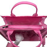 NWT Marc Jacobs Pink Medium Mesh Tote Bag With Crossbody Strap