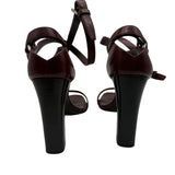 Prada Calfskin Ankle Strap Sandals Womens Size 40 = US 10