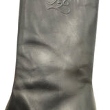 Fendi Karligraphy Leather Boots Women's Size 37 ~ US 7