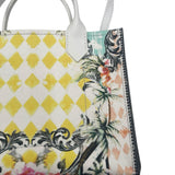 Balmain B Army Floral Canvas Small Tote