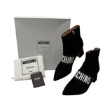 Moschino Couture Suede Ankle Boots Women's 37 US 7
