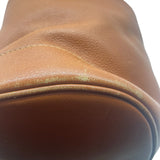 Gucci Tan Leather Bamboo Drawstring Sling Purse