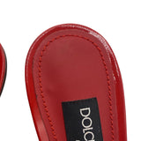 Dolce & Gabbana DG Patent Leather Mules Women's Size 36.5 = US 6.5