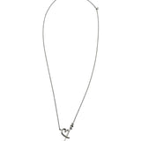 AS IS Tiffany & Co .925 Paloma Picasso Loving Heart Arrow Pendant Necklace