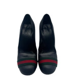 Gucci Stripe Heels Women's Size 37 ~ US 7