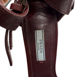 Prada Calfskin Ankle Strap Sandals Womens Size 40 = US 10