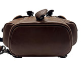 Coach Hitch Backpack 13 in Dark Saddle Leather