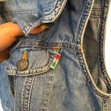 Moschino Clear Heart Blue Size M Women's Top