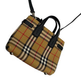 Burberry Mini Banner Vintage Check Handle Bag