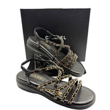 Chanel Chain CC Braided Slingback Women’s Size 41 ~ US 11
